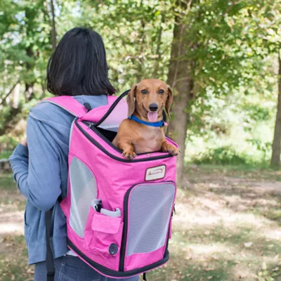 Armarkat PC301P Pets Backpack Pet Carrier in Pink and Gray Combo