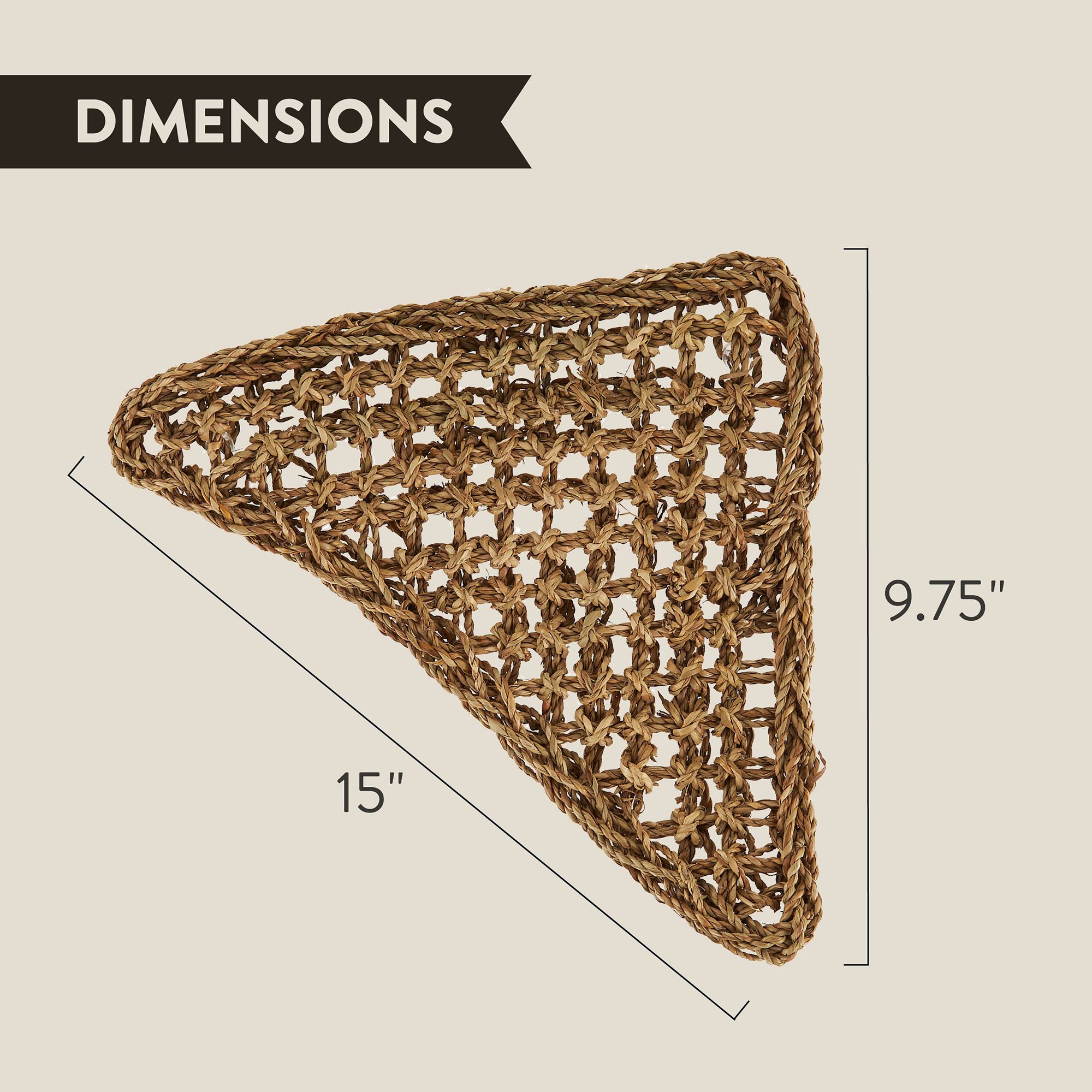 Thrive Seagrass Reptile Hammock - Climbing Terrarium Decor - thumbnail 2