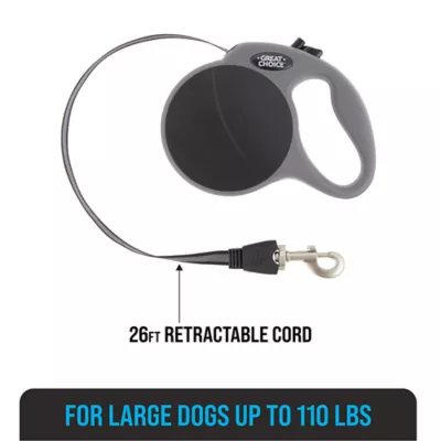 Product Great Choice® Retractable + Extra Length Tape Dog Leash