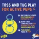 Product Joyhound Game On Triple Rings Rope Dog Toy