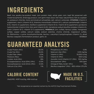 Product Purina Pro Plan Sport Performance 30/20 All Life Stages Dry Dog Food - Beef & Bison
