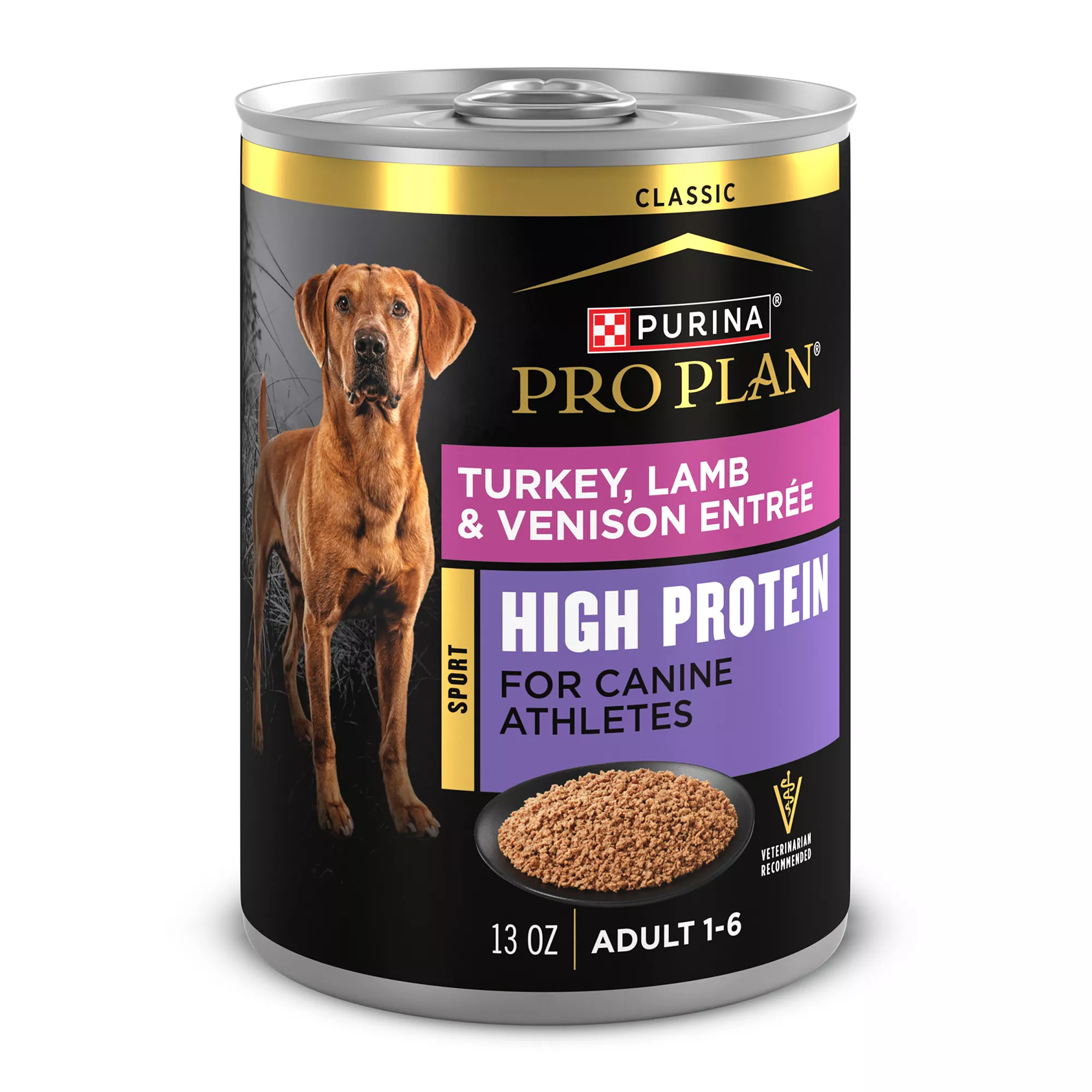 Purina Pro Plan Sport High Protein Adult Wet Dog Food - Turkey, Lamb & Venison, 13 oz