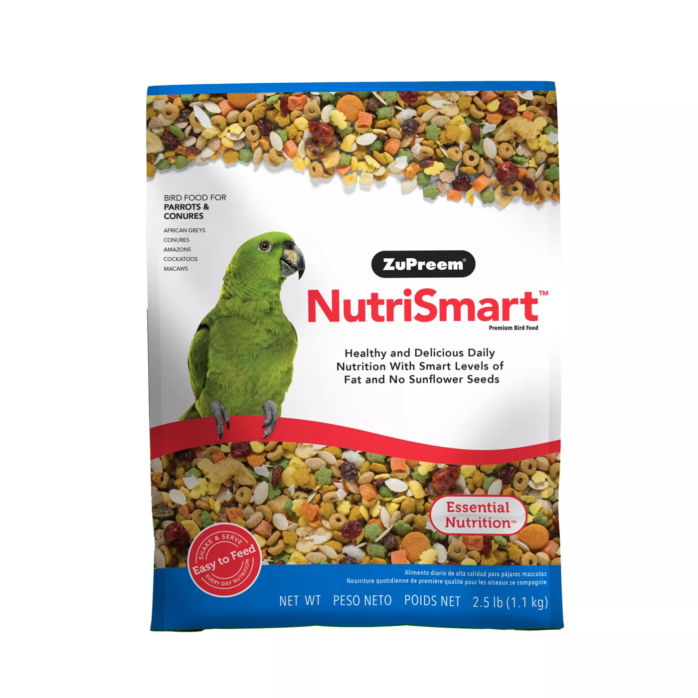 Product ZuPreem® NutriSmart Medium & Large Bird Food