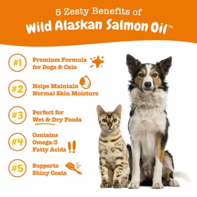 Product Zesty Paws Wild Caught Alaskan Salmon Oil for Dogs & Cats - 16 oz