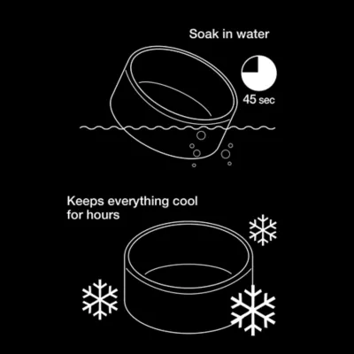 Product PAIKKA Naturally Cooling Ceramic Water Dog & Cat Bowl