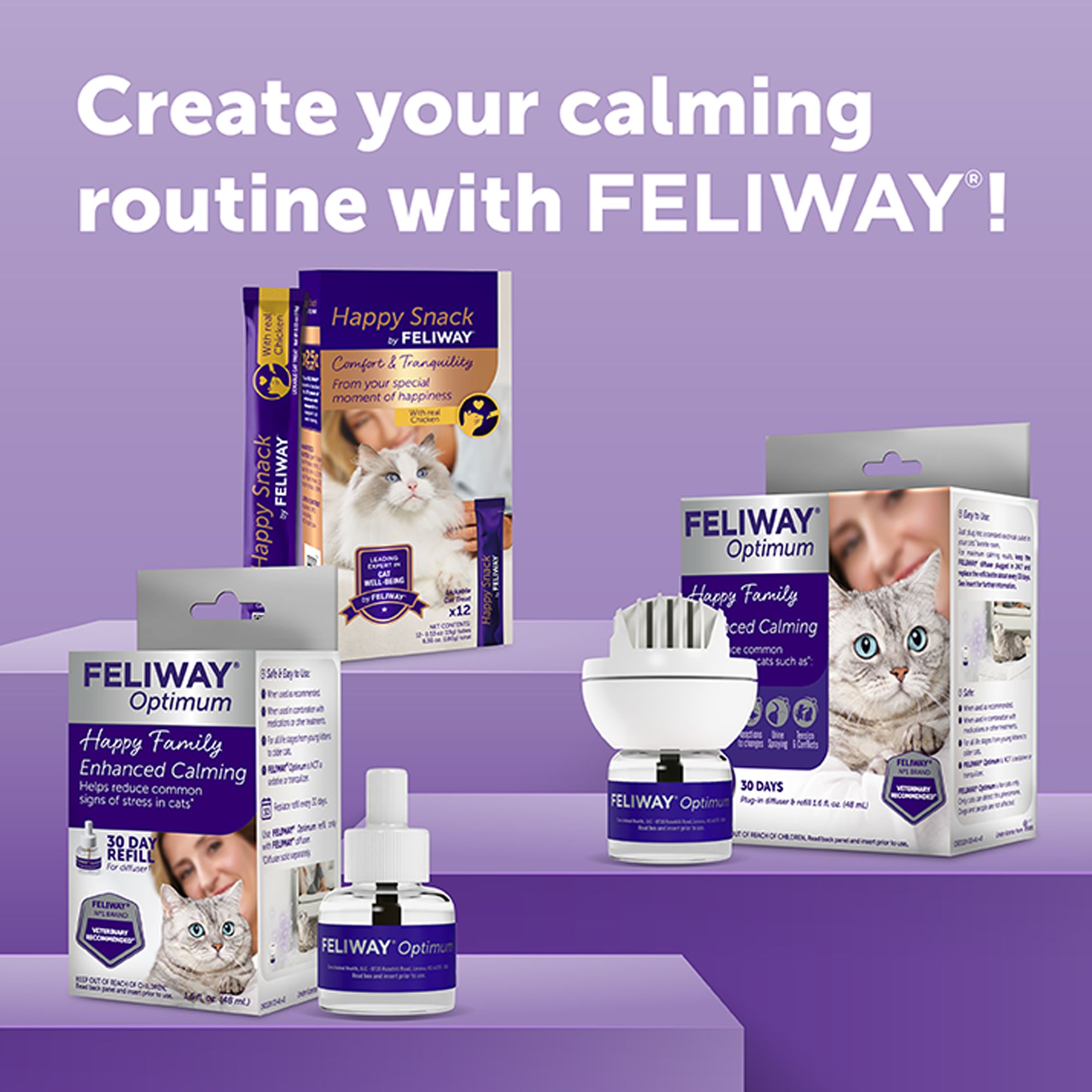 Feliway® Cat Optimum Enhanced Calming Diffuser Refill Canister, 48mL - thumbnail 9