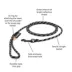 PAIKKA Visibility Reflective Rope Dog Leash, 6-ft long image thumbnail 2