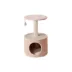 Two By Two The Birch 23-in Plush Cat Tree & Condo, Beige image thumbnail 1