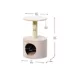 Two By Two The Birch 23-in Plush Cat Tree & Condo, Beige image thumbnail 3