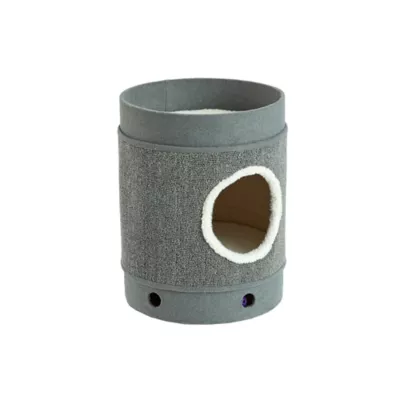 Product Two By Two The Hawthorn 20-in Felt Cat Condo, Grey