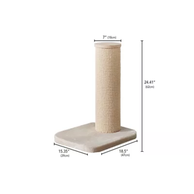 Two by Two 24.4 in. Maple Cat Tree Beige