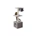 Two By Two The Aspen 41-in Plush Cat Tree Playground & Condo, Grey image thumbnail 2