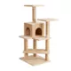 Product Two By Two The Evergreen 50-in Faux-Fleece Cat Tree & Condo, Beige