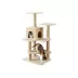Two By Two The Evergreen 50-in Faux-Fleece Cat Tree & Condo, Beige image thumbnail 2
