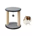 Two By Two The Cedar 16.9-in Jute Cat Scratching Post, Grey image thumbnail 1