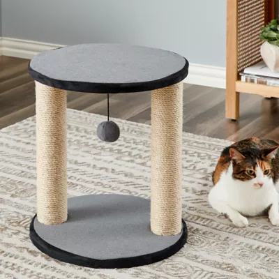 Product Two By Two The Cedar 16.9-in Jute Cat Scratching Post, Grey