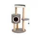 Product Two By Two The Oak 39-in Felt Cat Tree & Condo, Grey