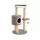 Product Two By Two The Oak 39-in Felt Cat Tree & Condo, Grey