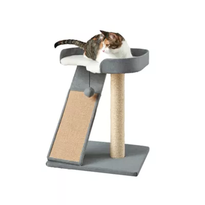 Product Two By Two The Bonzai Play 'N Perch 22.8-in Felt Cat Perch, Grey