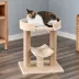 Two By Two The Laurel 21-in Jute Cat Scratching Post & Tree, Beige image thumbnail 4