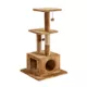 Product Two By Two The Willow 43-in Faux-Fleece Cat Tree & Condo, Brown