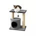 Two By Two The Cherry 20-in Felt Cat Condo, Grey image thumbnail 1