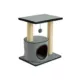 Product Two By Two The Cherry 20-in Felt Cat Condo, Grey