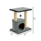 Product Two By Two The Cherry 20-in Felt Cat Condo, Grey