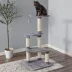 Two By Two The Cypress 41-in Plush Cat Tree, Grey image thumbnail 4