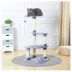 Two By Two The Cypress 41-in Plush Cat Tree, Grey image thumbnail 5