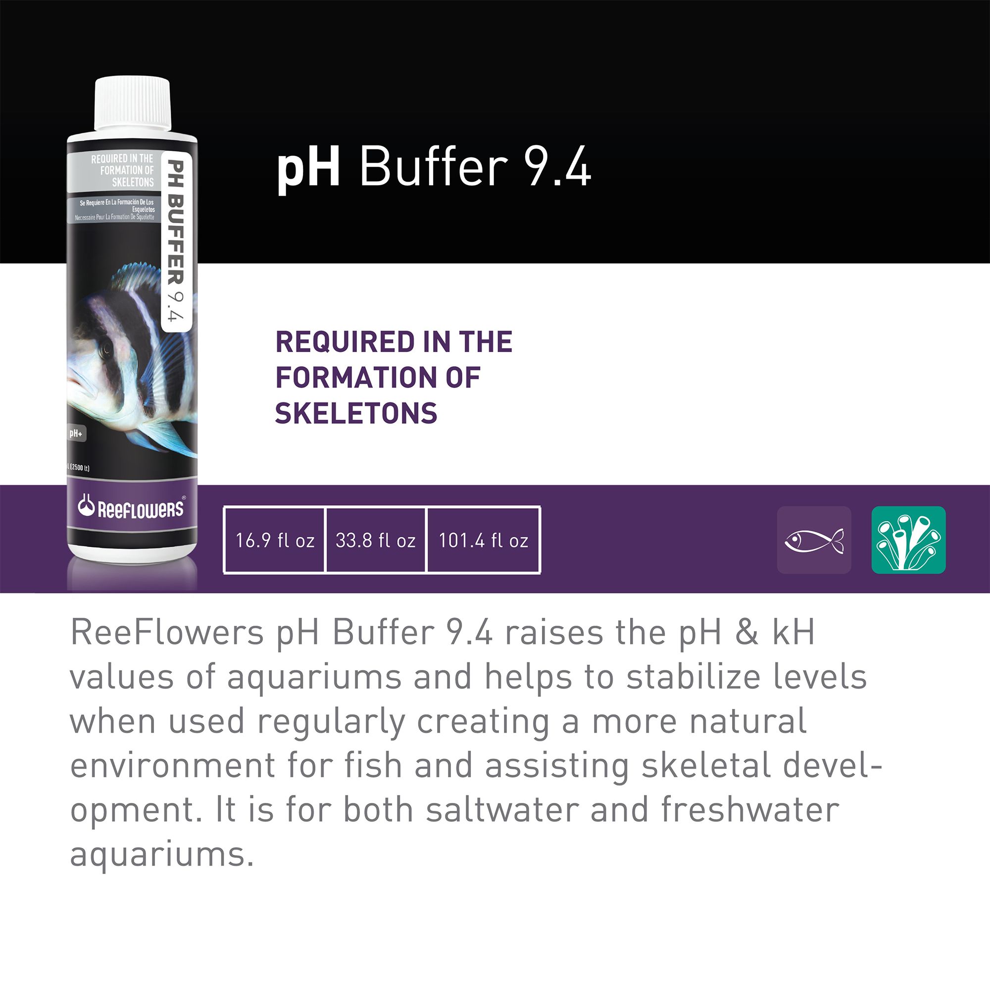 Cobalt&trade; pH Buffer 9.4 for Aquarium pH Control - thumbnail 2
