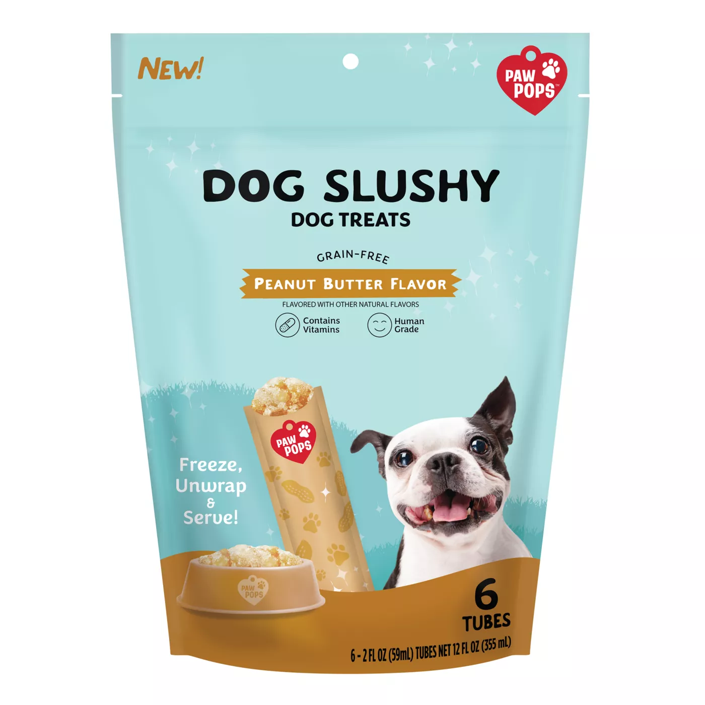 Product Paw Pops Dog Slushy Frozen All Life Stage Dog Treat - Grain-Free