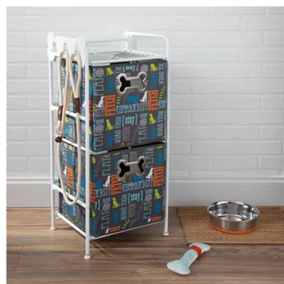 Product Paw Prints Word Design Toy Storage Station