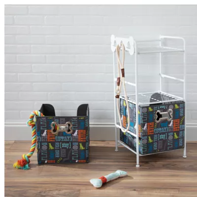 Product Paw Prints Word Design Toy Storage Station