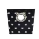 Product Paw Prints Fabric Black & White Cat Toy Storage Bin