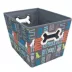 Paw Prints Fabric Word Design Toy Storage Bin image thumbnail 4