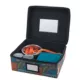 Product Paw Prints Fabric Word Design Zip-Up & Collapsible On-The-Go Storage Bin