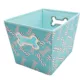 Product Paw Prints Fabric Bone Play Toy Storage Bin