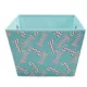 Product Paw Prints Fabric Bone Play Toy Storage Bin