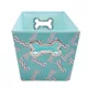 Product Paw Prints Fabric Bone Play Toy Storage Bin