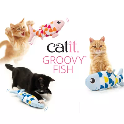 Product Catit Groovy Dancing Fish Cat Toy