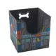 Product Paw Prints Word Design Collapsible Toy Storage Bin