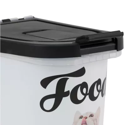 Paw Prints Food Kitty Pet Food Storage Container 7 lb