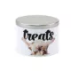 Product Paw Prints Bulldog Tin Treat Jar