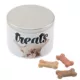 Product Paw Prints Bulldog Tin Treat Jar