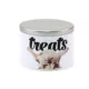 Product Paw Prints Bulldog Tin Treat Jar