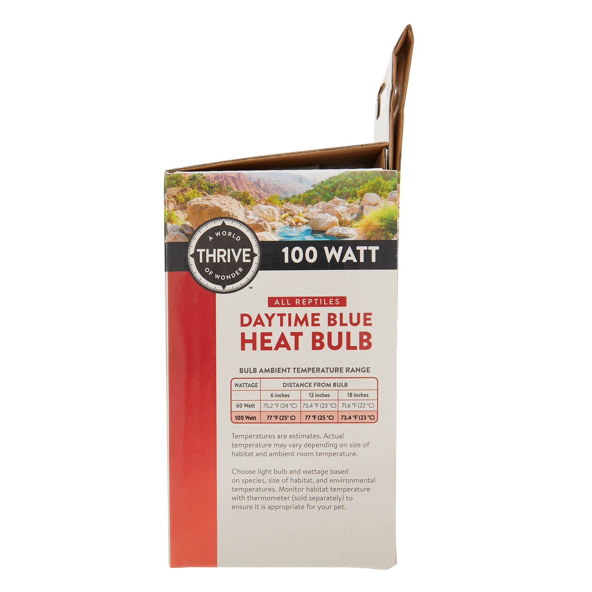 Thrive Reptile Daytime Blue Heat Bulb - Reptile Heat Bulb - 60-100W - thumbnail 2