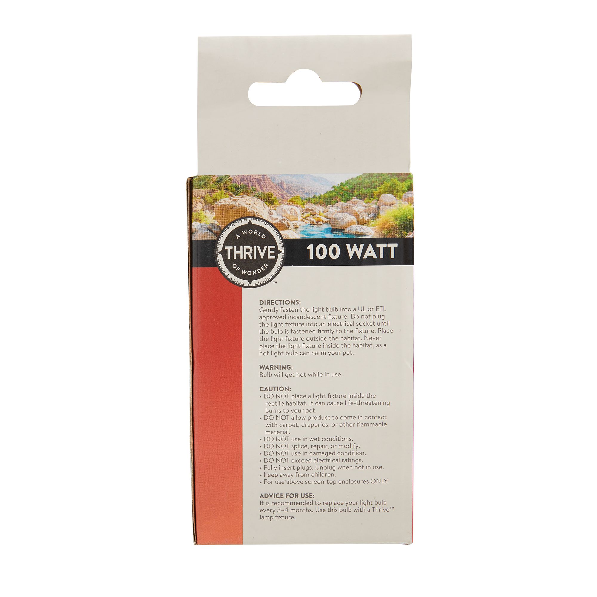 Thrive Reptile Daytime Blue Heat Bulb - Reptile Heat Bulb - 60-100W - thumbnail 3