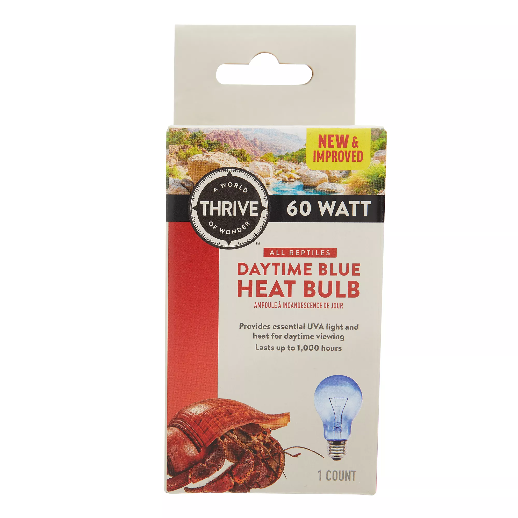 Thrive Reptile Daytime Blue Heat Bulb - Hermit Crab