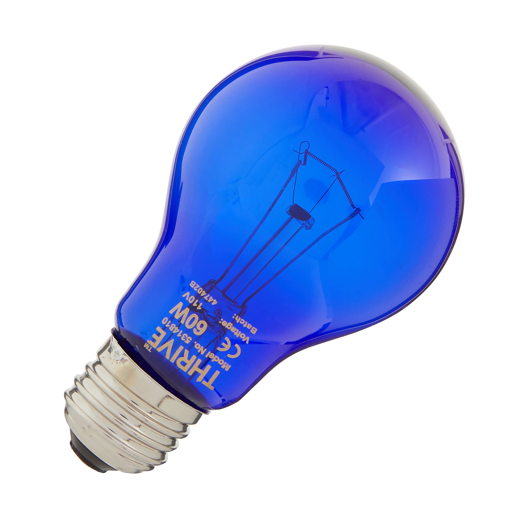 Thrive Reptile Daytime Blue Heat Bulb - Hermit Crab - Reptile Heat Bulb - 60W - thumbnail 5